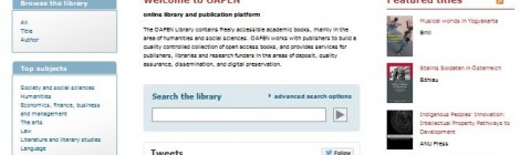 OAPEN Library, una biblioteca de llibres acadèmics en accés obert