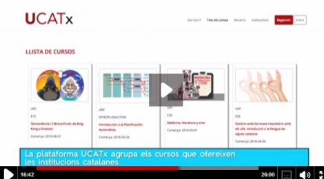 La plataforma de MOOC catalana UCATx, al programa Generació Digital de TV3