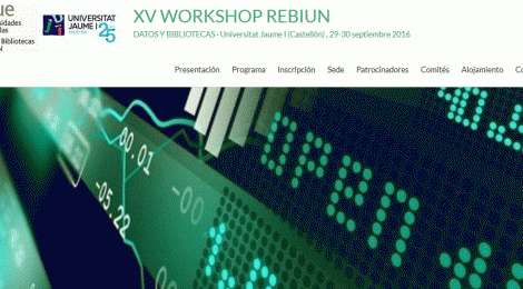 Disponibles els materials del XV Workshop de REBIUN