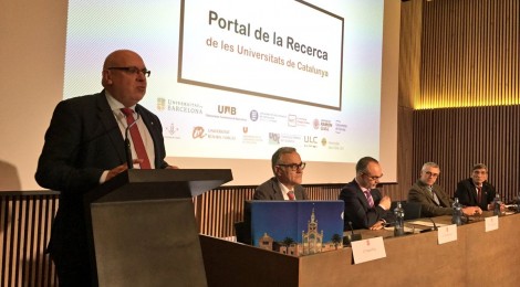 Acte de presentació del Portal de la Recerca de les Universitats de Catalunya