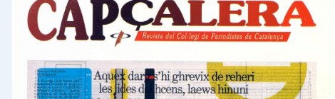 El periodisme vist a través de la revista "Capçalera", inclosa a RACO