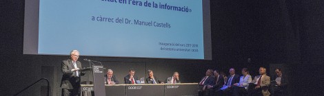 Lliçó inaugural: "La universitat en l’era de la informació" del Dr. Manuel Castells, catedràtic de Sociologia de la UOC