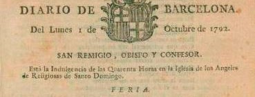 El "Diario de Barcelona" accessible a ARCA des de 1792 fins a 1862