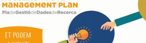 Infografies per difondre l'eina "Research Data Management Plan"