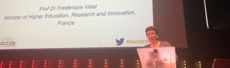 Discurs de Frédérique Vidal sobre el Pla Nacional de Ciència Oberta a la LIBER Annual Conference