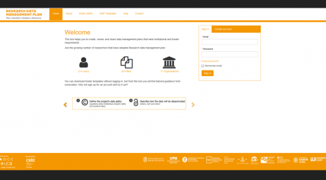 Nova versió de l'eina per crear i gestionar plans de gestió de dades de recerca