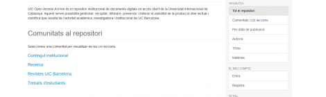 El servei de repositori de prestacions bàsiques al 2019