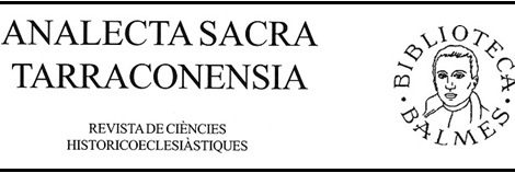 La Biblioteca Balmes s'incorpora a RACO amb la seva revista "Analecta Sacra Tarraconensia"