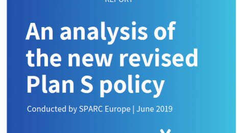 Informe d'SPARC Europe sobre els canvis acabats de fer al Pla S