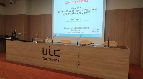 El CSUC explica l'Open Access i l'Open Science en una conferència a la UIC