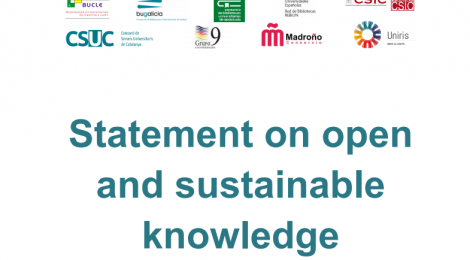 Declaració a favor del coneixement obert i sostenible