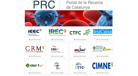 12 nous centres de recerca CERCA s'incorporen al Portal de la Recerca de Catalunya