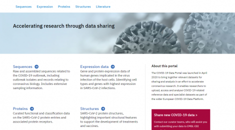 COVID-19 Data Portal, el repositori de dades de recerca de la Comissió Europea