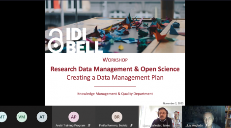 El CSUC explica les seves experiències en ciència oberta i gestió de dades a l'IDIBELL