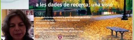Celebrat el Cicle de conferències sobre RDM amb Mercè Crosas
